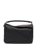 LOEWE puzzle panel shoulder bag - Black