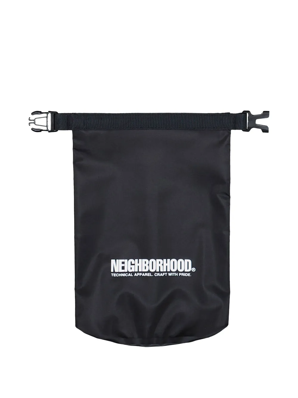 Neighborhood logo waterproof pouch | Black | Image 1