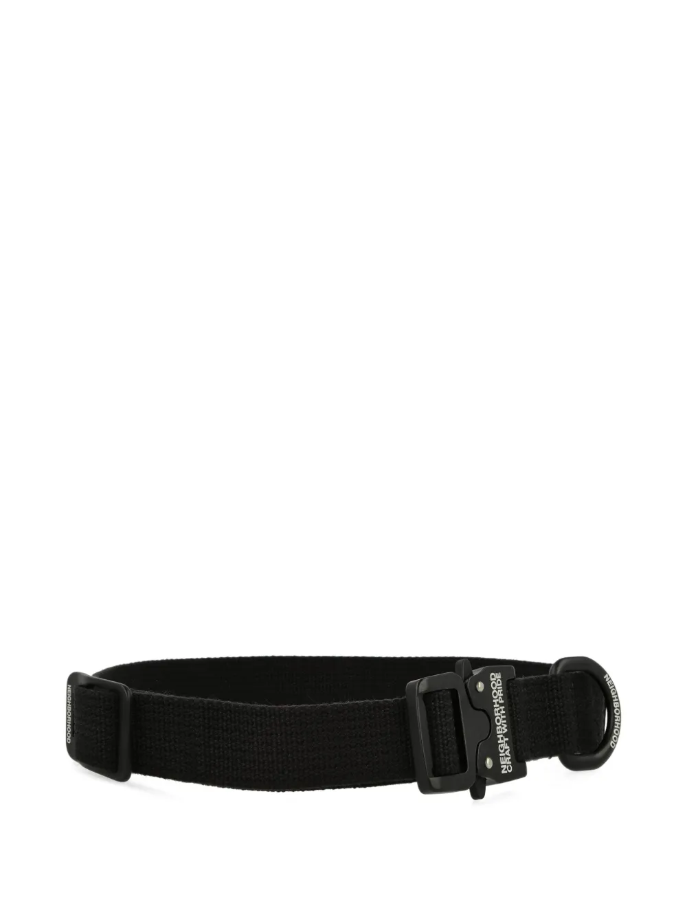 Neighborhood Wide-clasp Dog Collar In Black