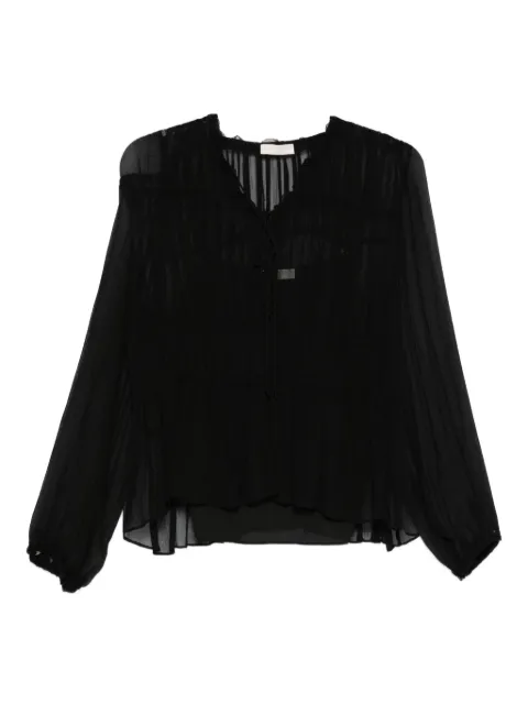 Ulla Johnson tie-neck ruffled blouse