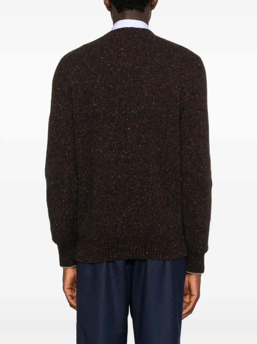 Brunello Cucinelli Trui van kasjmiermix Bruin