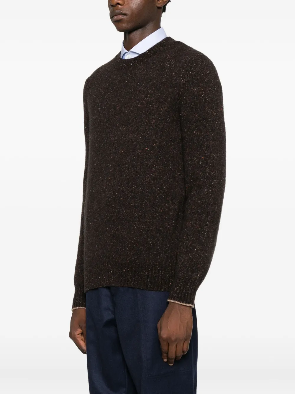 Brunello Cucinelli Trui van kasjmiermix Bruin