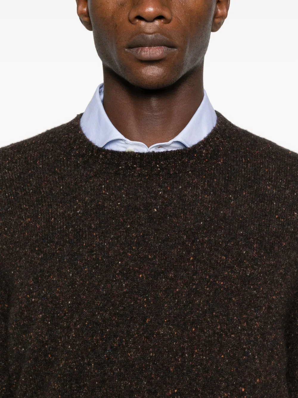 Brunello Cucinelli Trui van kasjmiermix Bruin