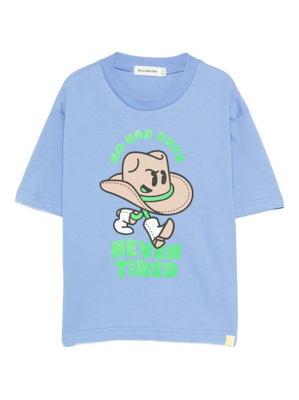 Billieblush cowboy-print T-shirt | Blue | Image 1