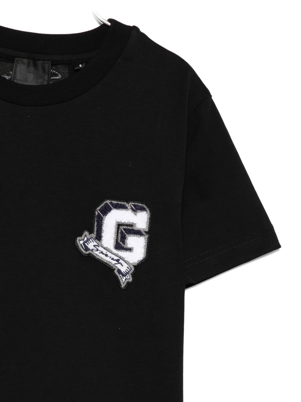 Givenchy Logo-patch T-shirt In Black