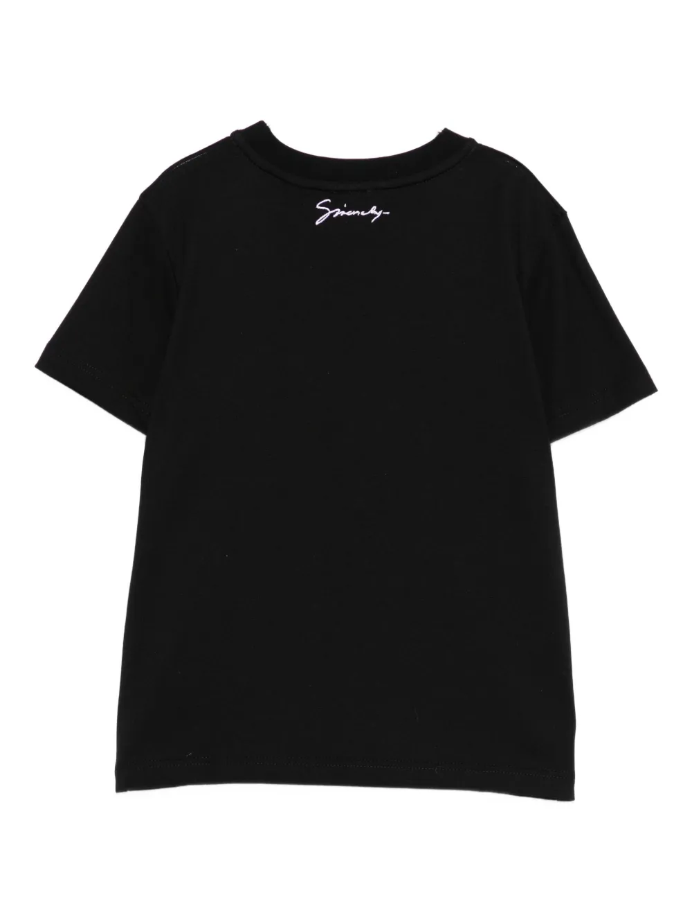 Givenchy Logo-patch T-shirt In Black