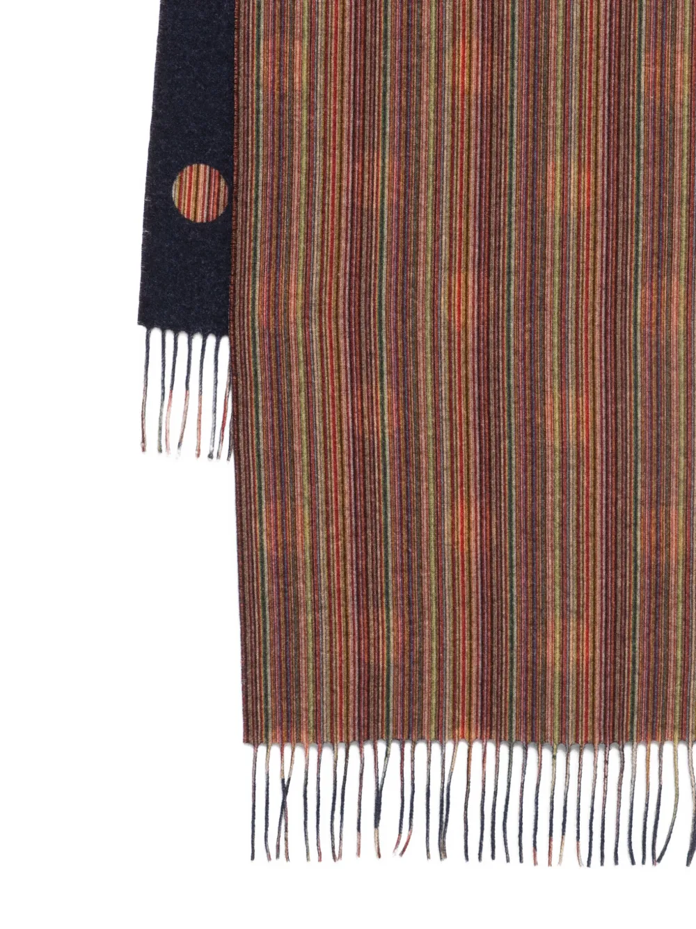 Paul Smith Gestreepte sjaal Oranje