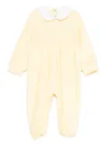 Siola snap-button smocked babygrow - Yellow
