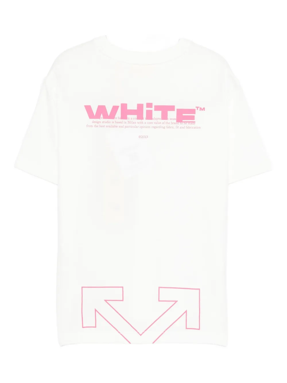 Off-white Logo-print T-shirt In White
