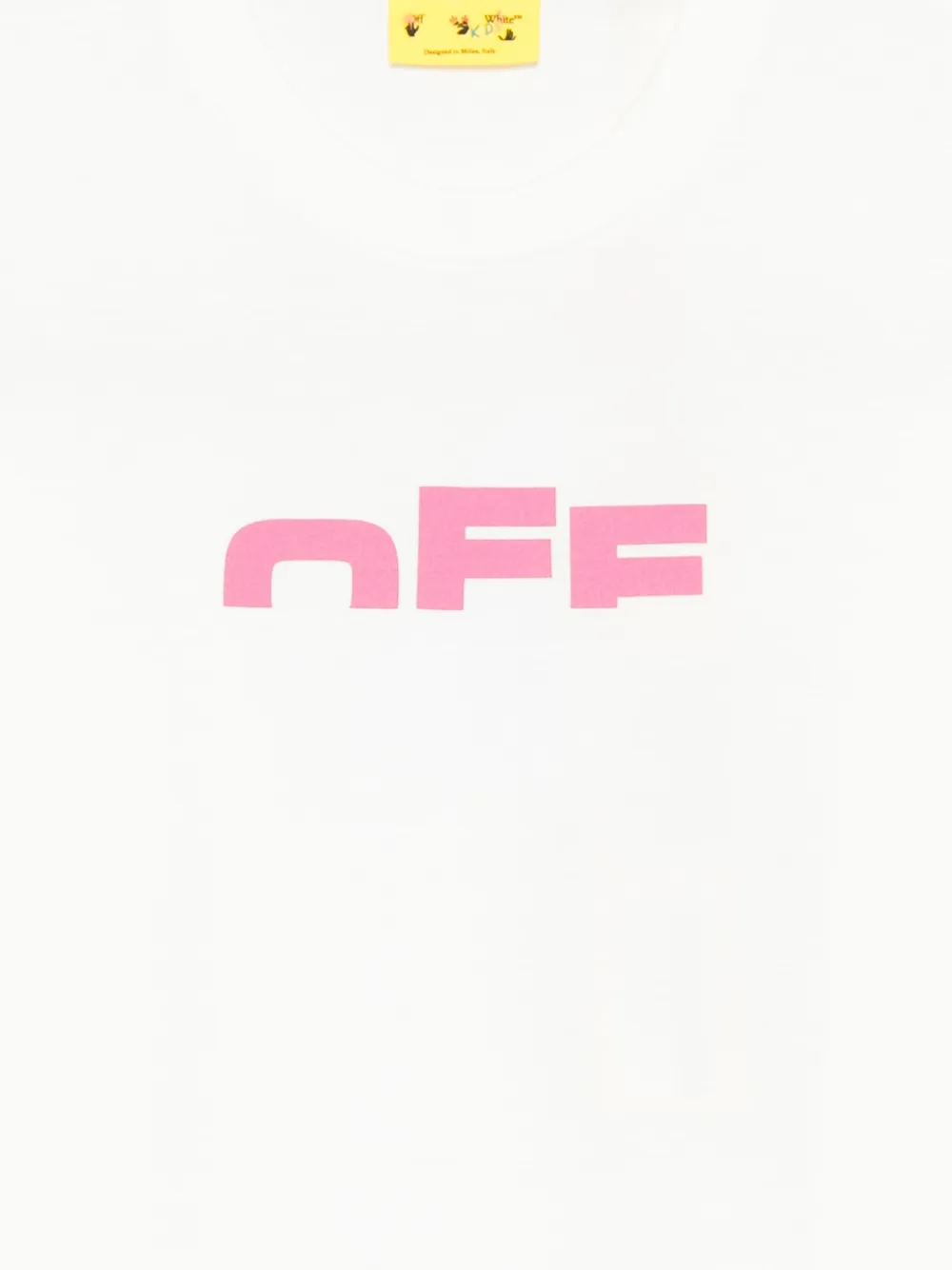 Off-White Kids T-shirt met logoprint Wit