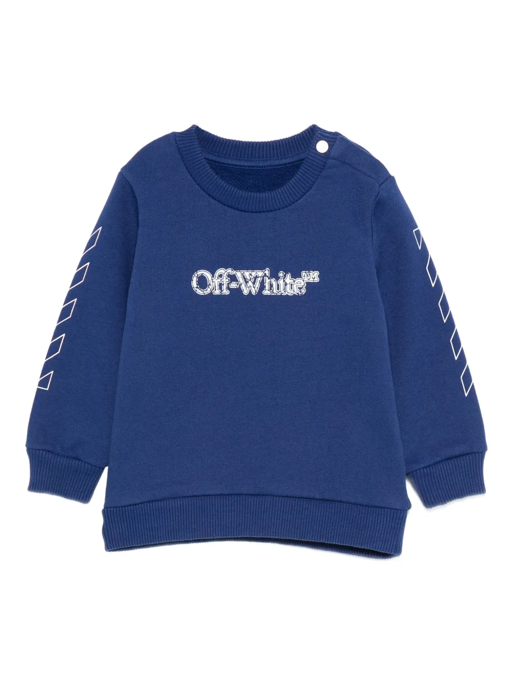 Off-White Kids ロゴ スウェットシャツ - ブルー Off-White Kids ロゴ スウェットシャツ - ブルー