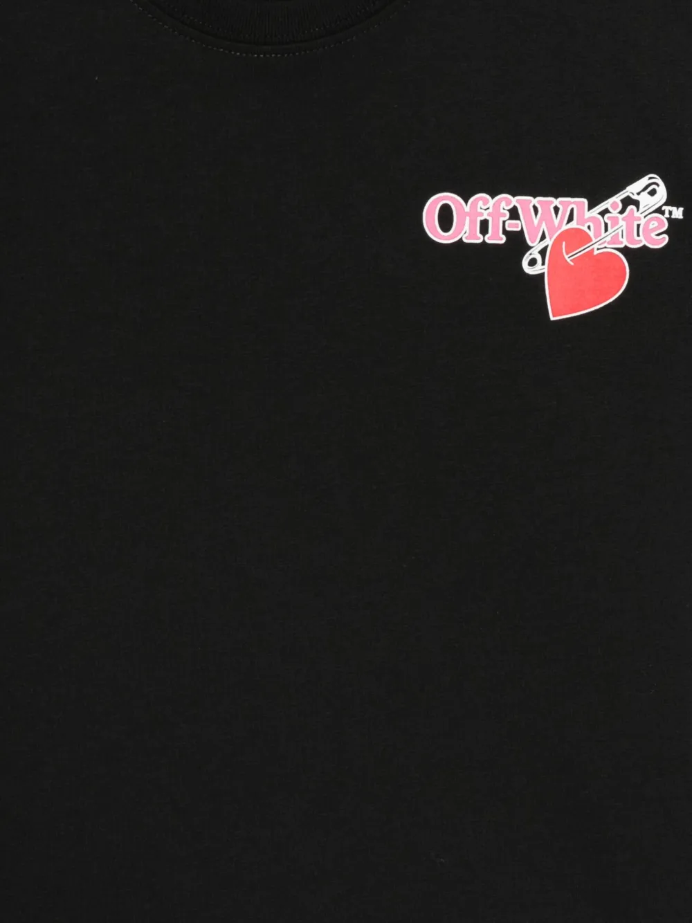 Off-white Logo-print T-shirt In Black