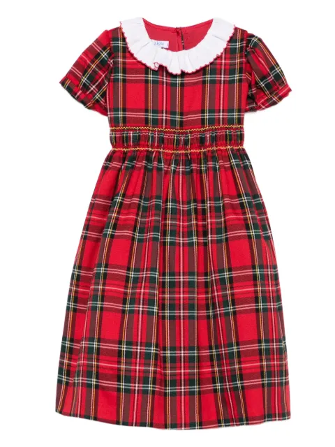 Siola robe à motif tartan