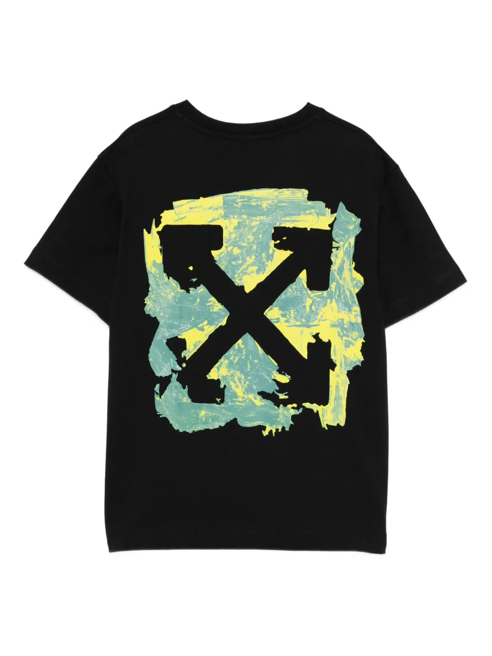 Off-White Kids paint-splatter arrow T-shirt | Boys T-Shirts | Image 2