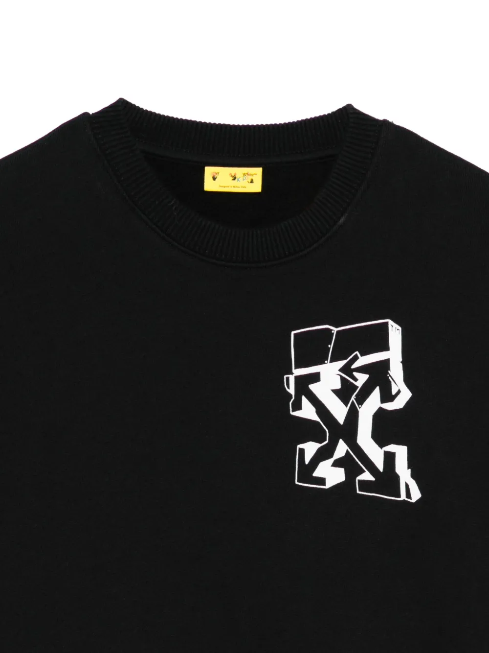 Off-white Logo-print Sweatshirt In Black
