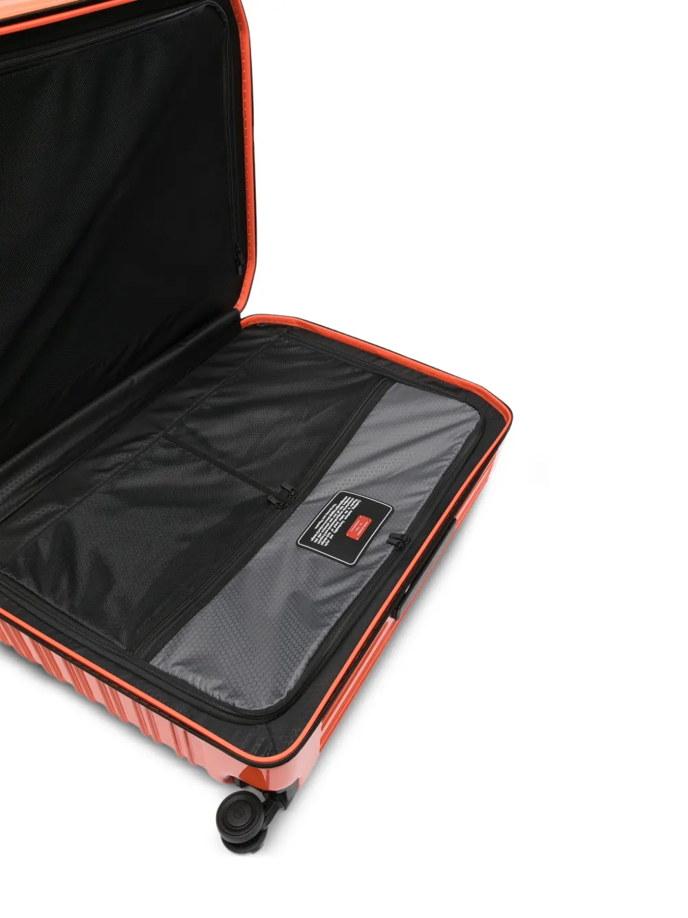 PIQUADRO Reistas met logoplakkaat Oranje