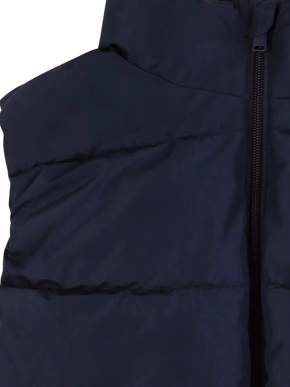 BOSS padded flap-pocket gilet Blauw