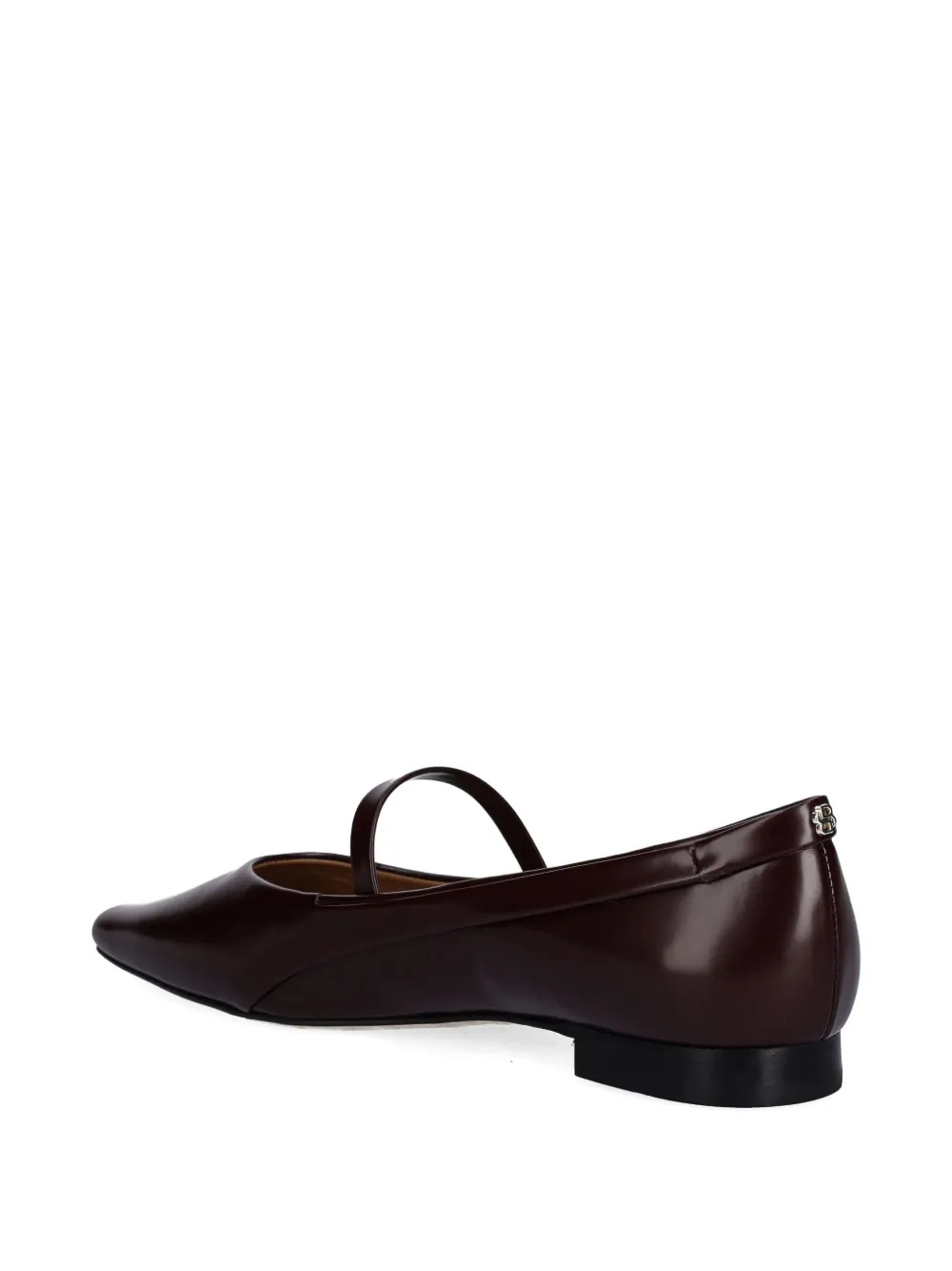 Hugo Boss Pointed-toe Flat Pumps In Brown