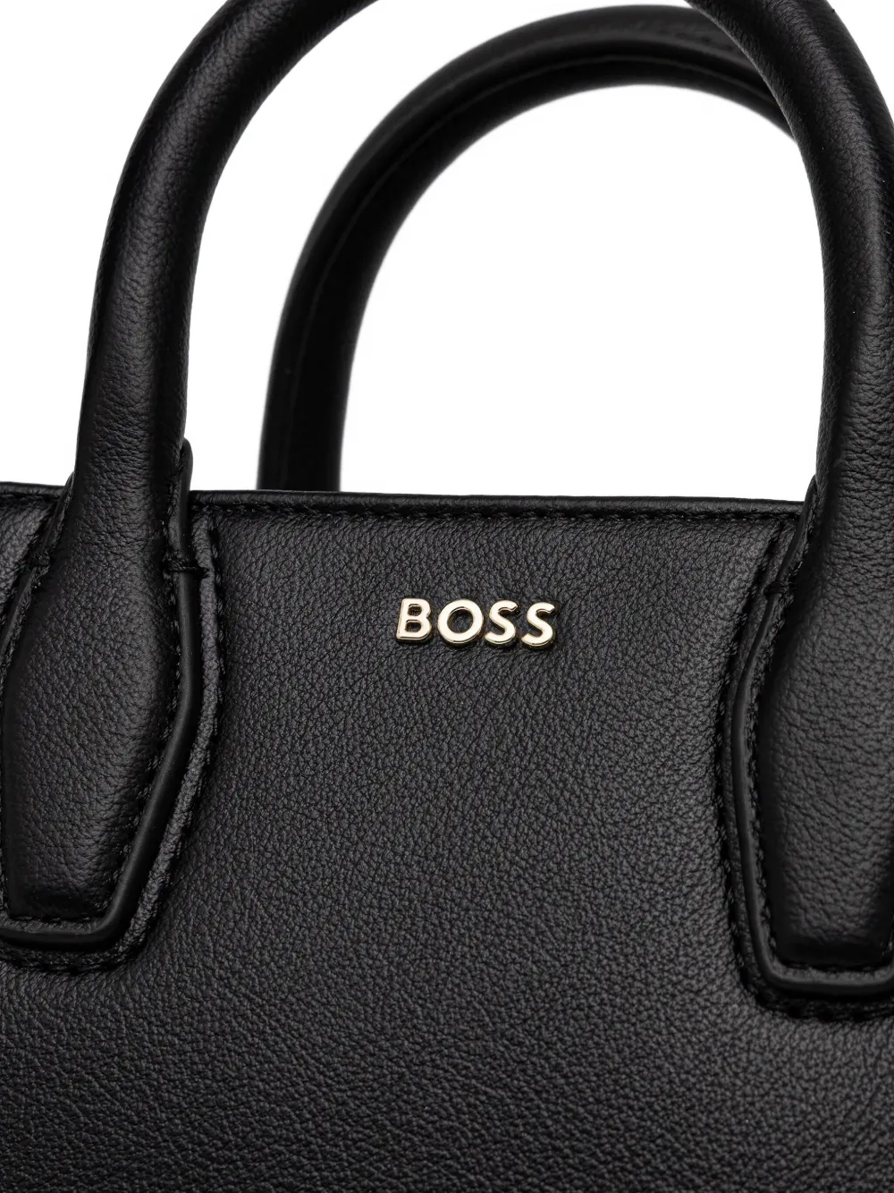 Hugo Boss Logo-lettering Tote Bag In Black