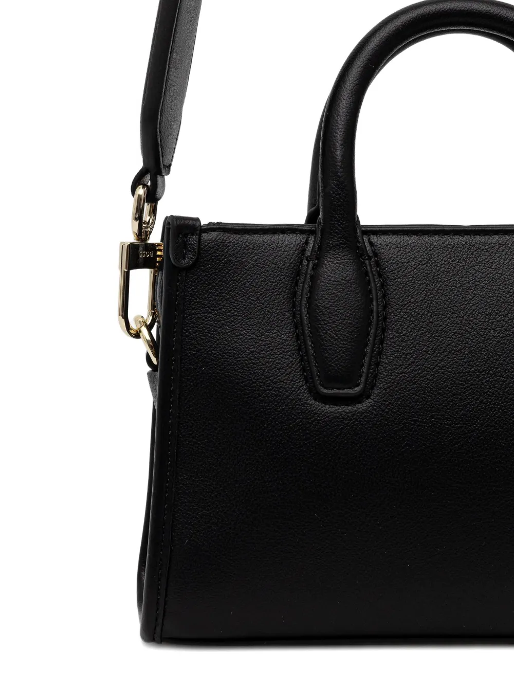 Hugo Boss Logo-lettering Tote Bag In Black