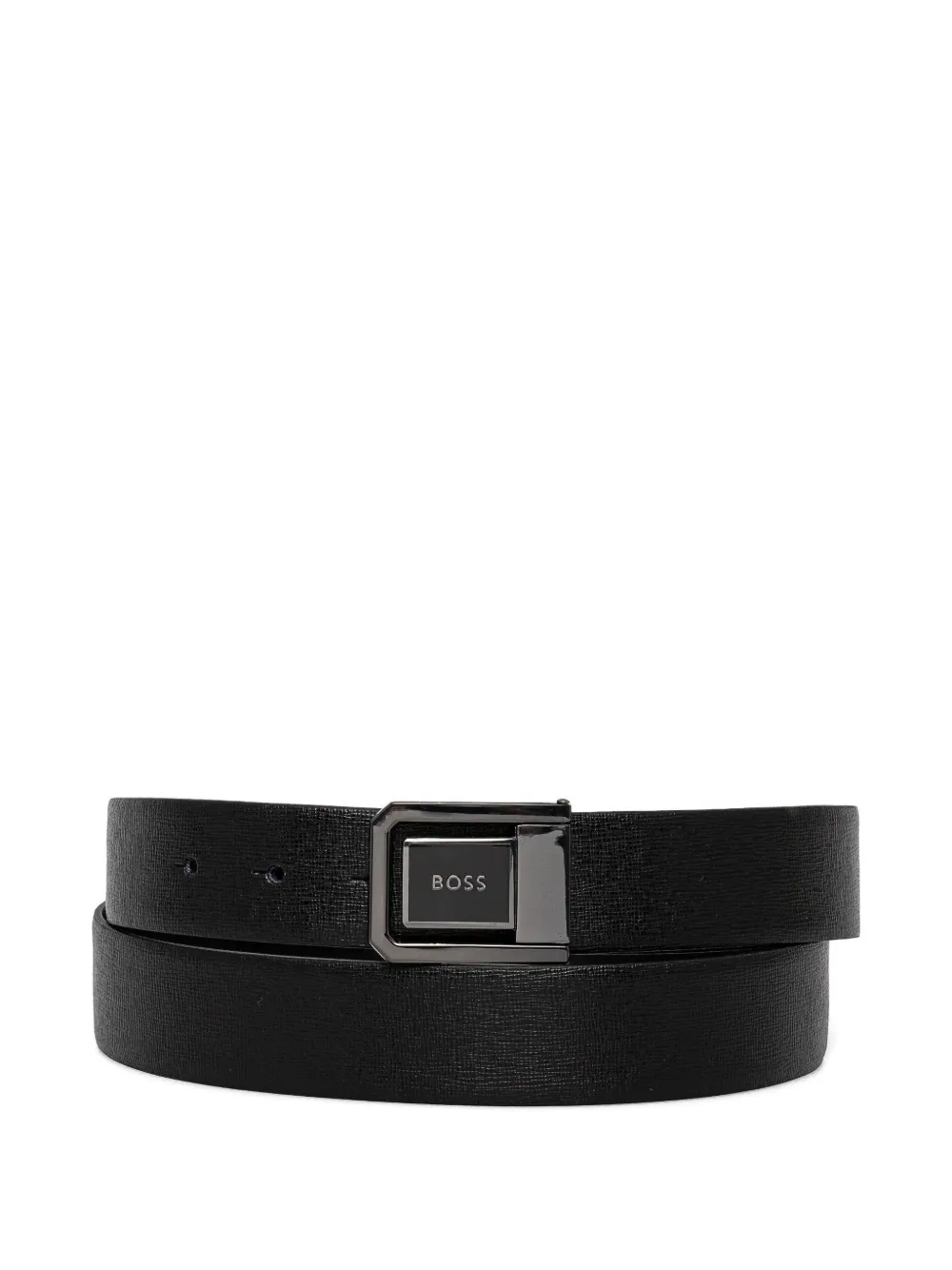 BOSS Riem met logogesp Zwart