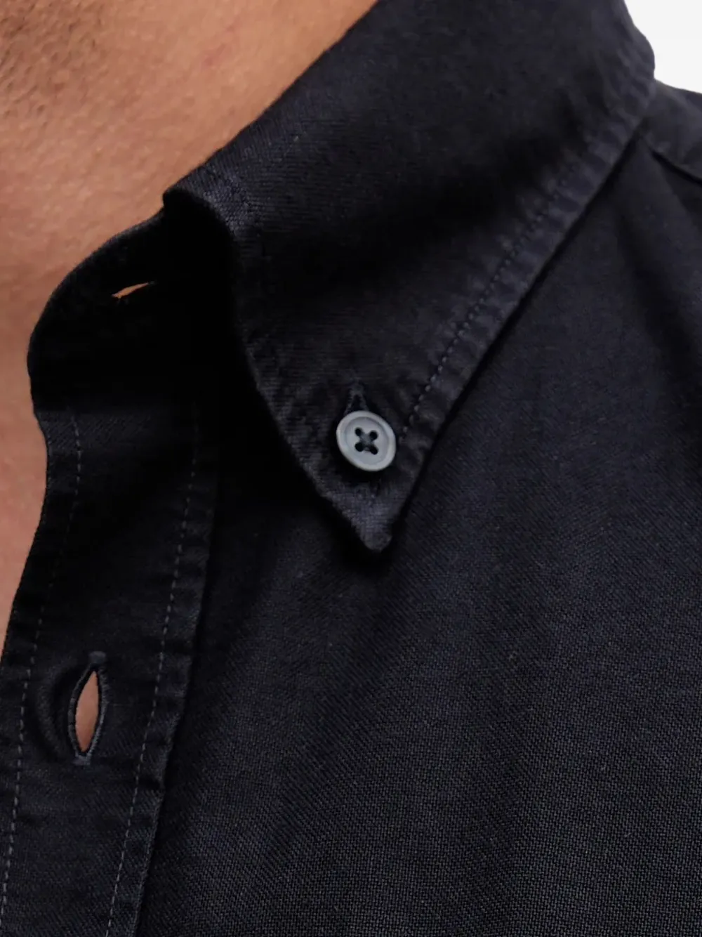 BOSS logo-detail shirt Blauw