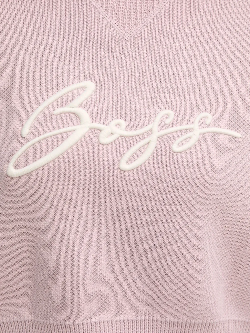 Hugo Boss Logo Knitwear In Pink