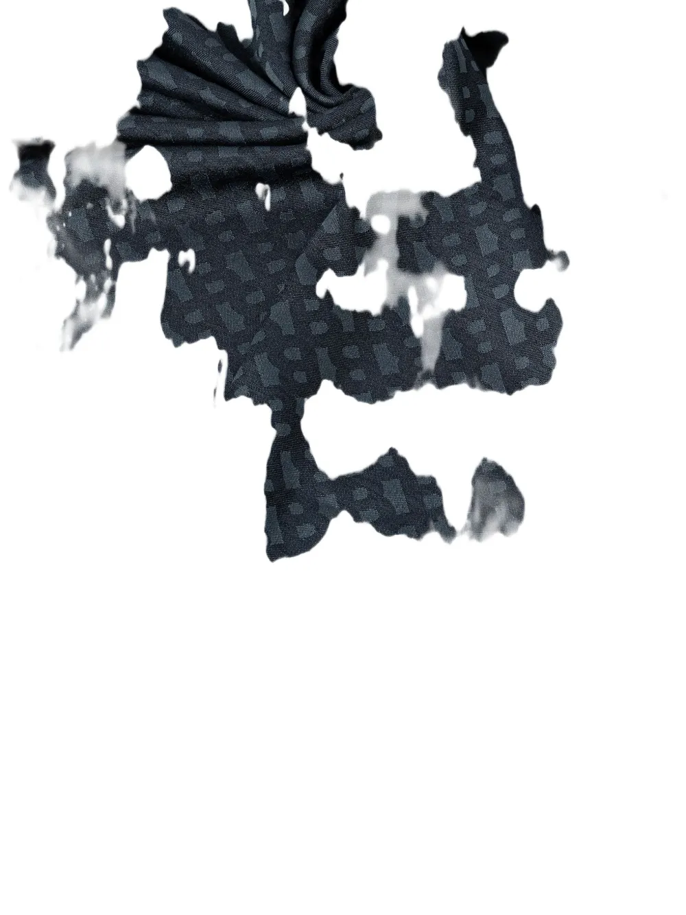 BOSS bufanda con motivo de flecos | Image 2