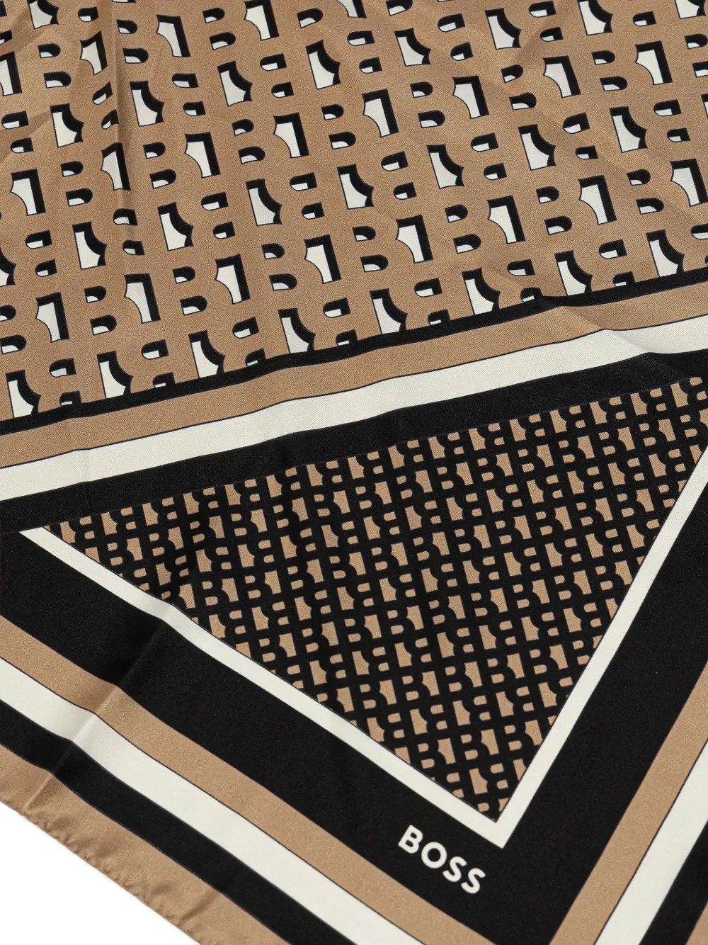 BOSS patterned scarf | Image 2