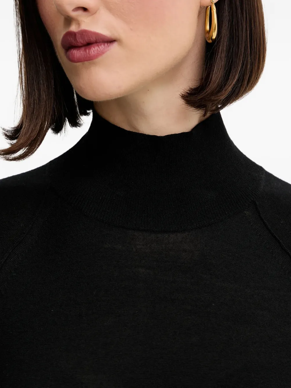 Hugo Boss High-neck Sleeveless Top In Black