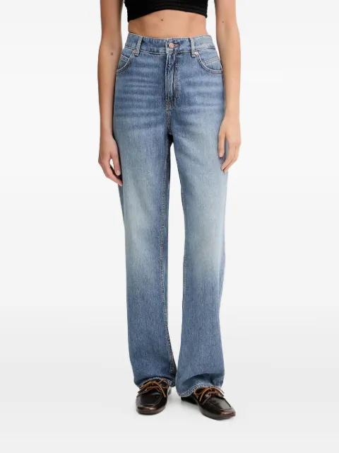 BOSS belt loops-detail jeans