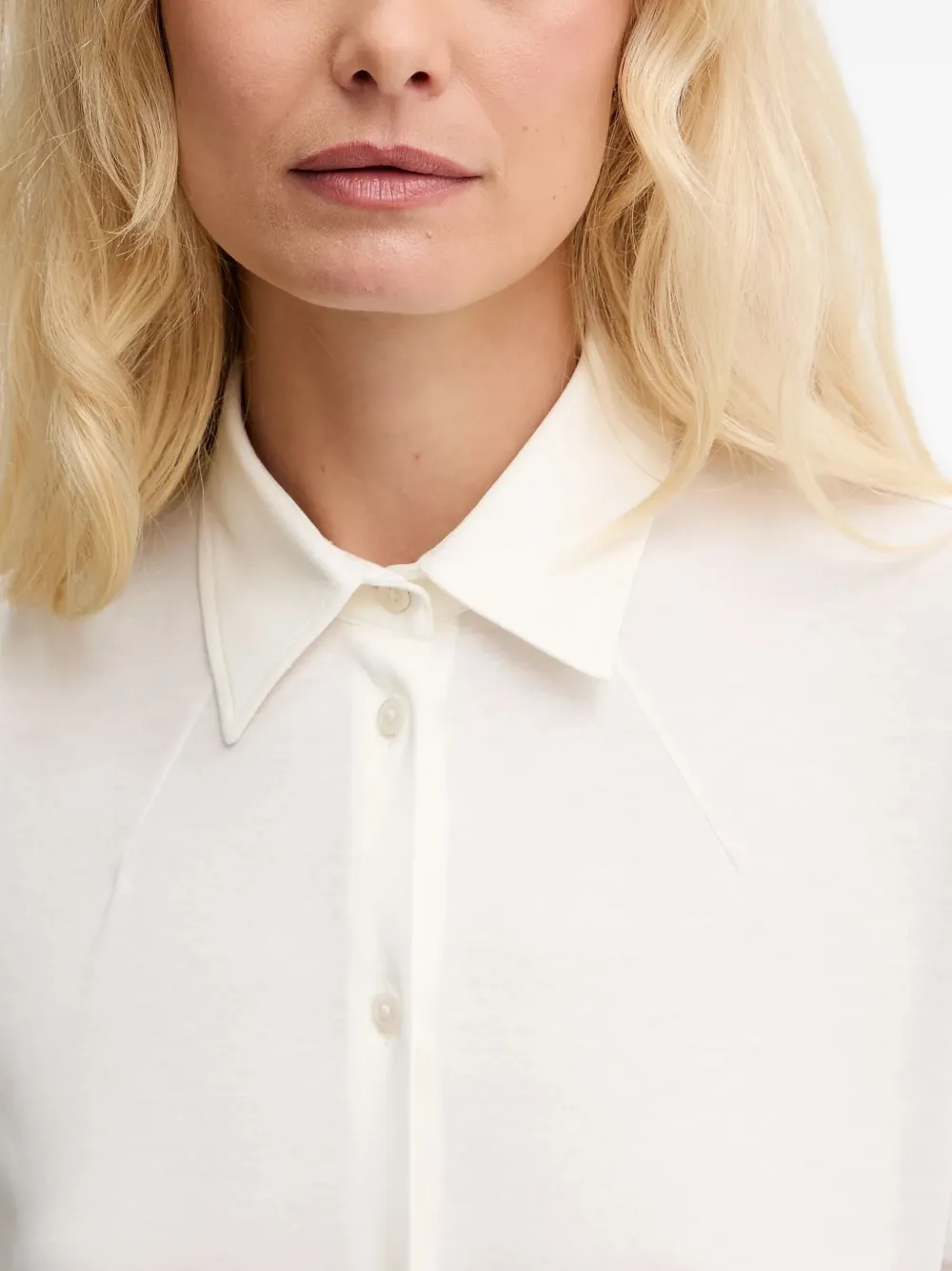 Hugo Boss Cotton Shirt In White