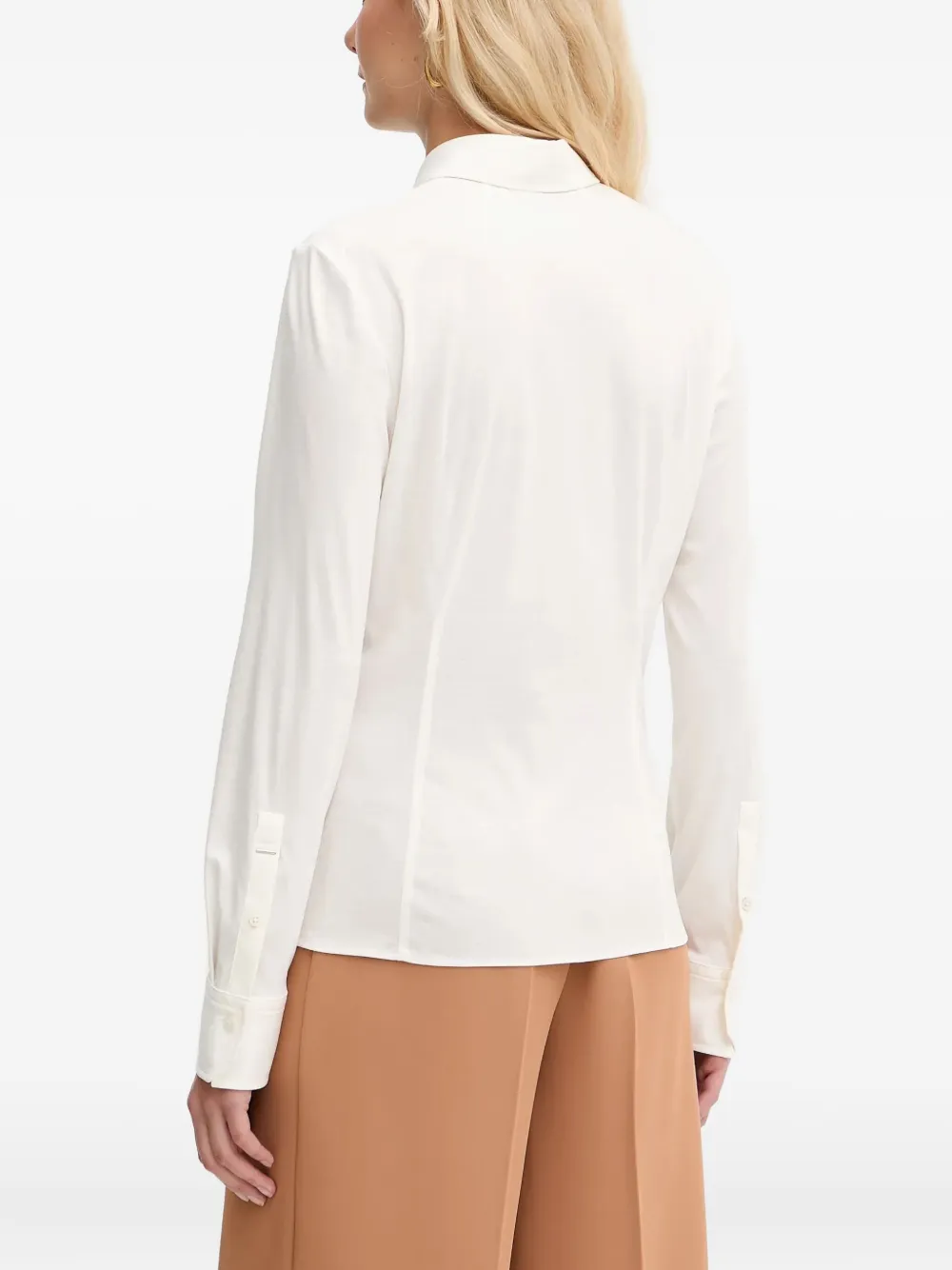 Hugo Boss Cotton Shirt In White