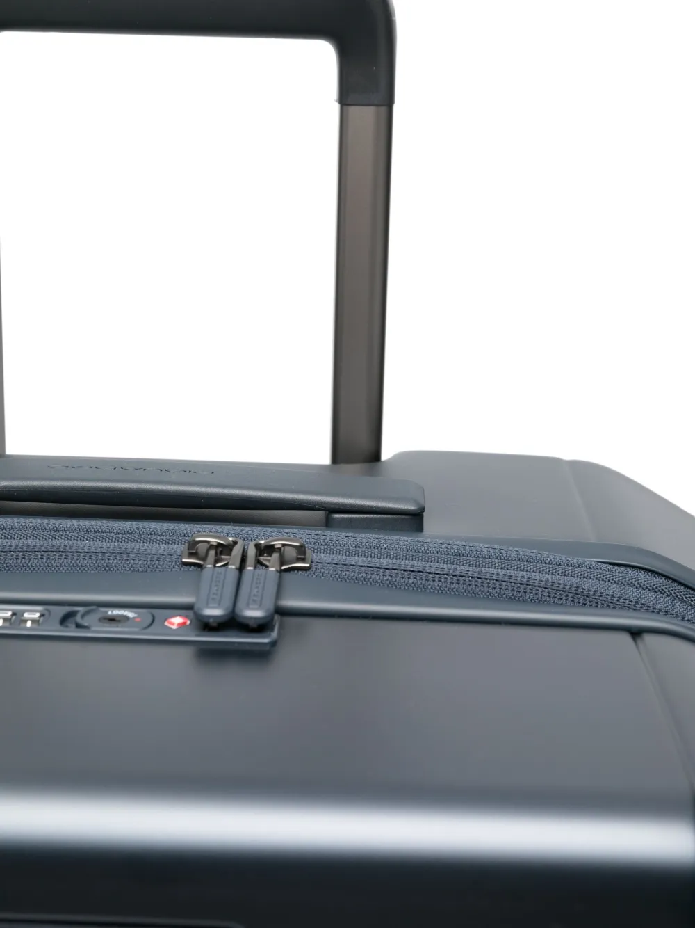 PIQUADRO Reistas met logoplakkaat Blauw