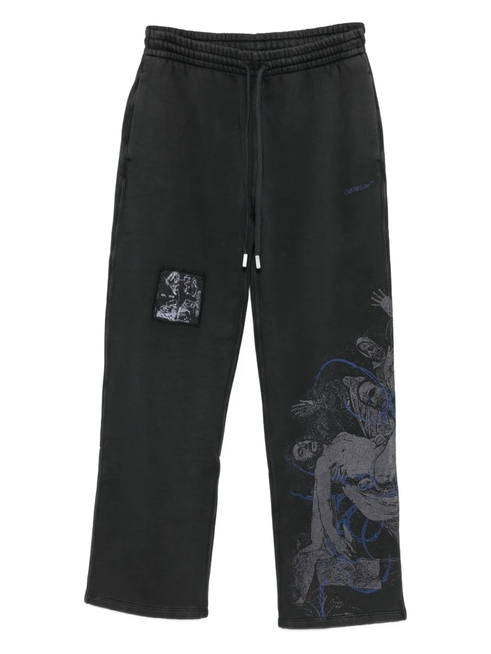 Off-White グラフィック パンツ - ブラック Off-White グラフィック パンツ - ブラック