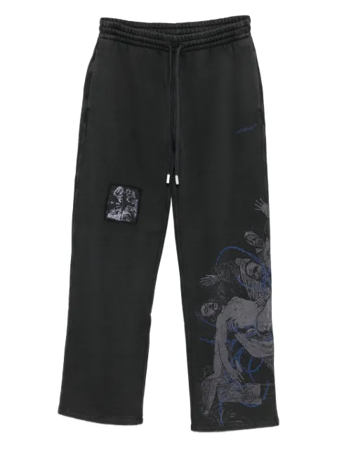 Off-White pantalon à patch graphique