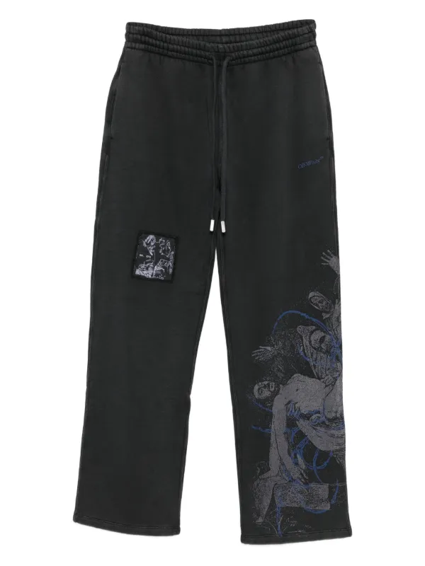 パンツ OFF-WHITE S Off-White グラフィック パンツ | ブラック | FARFETCH JP