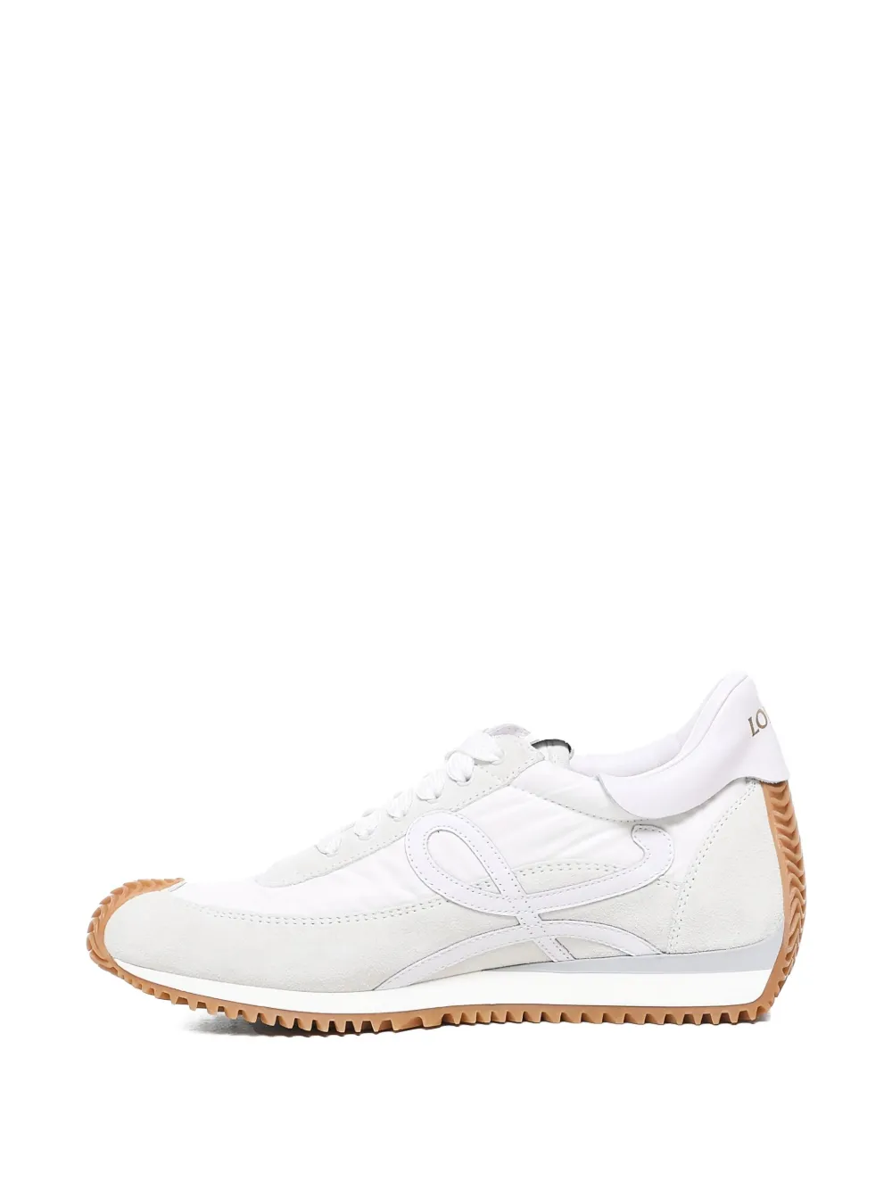 Loewe Flow Runner Logo-detail Wave-sole Sneakers In White