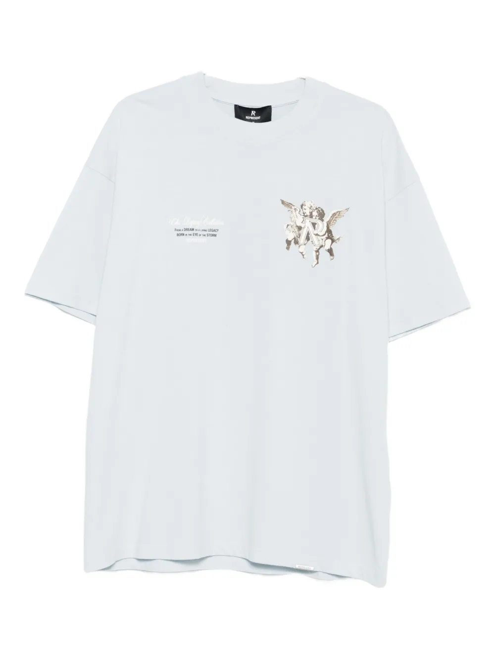 Represent Heavenly T-shirt With Cherubini Print In White