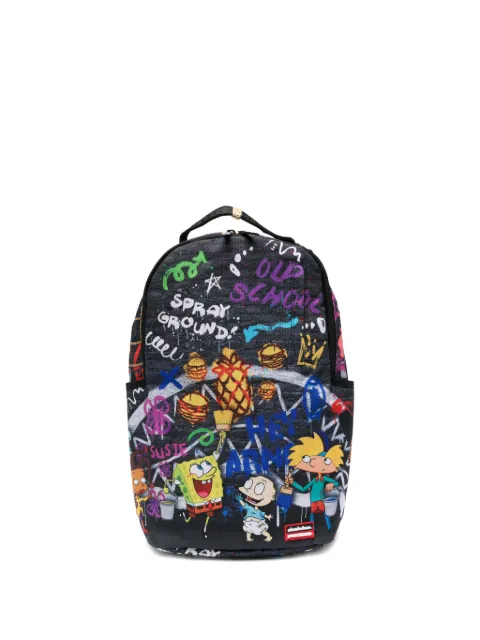 sprayground kid cartoon-print backpack