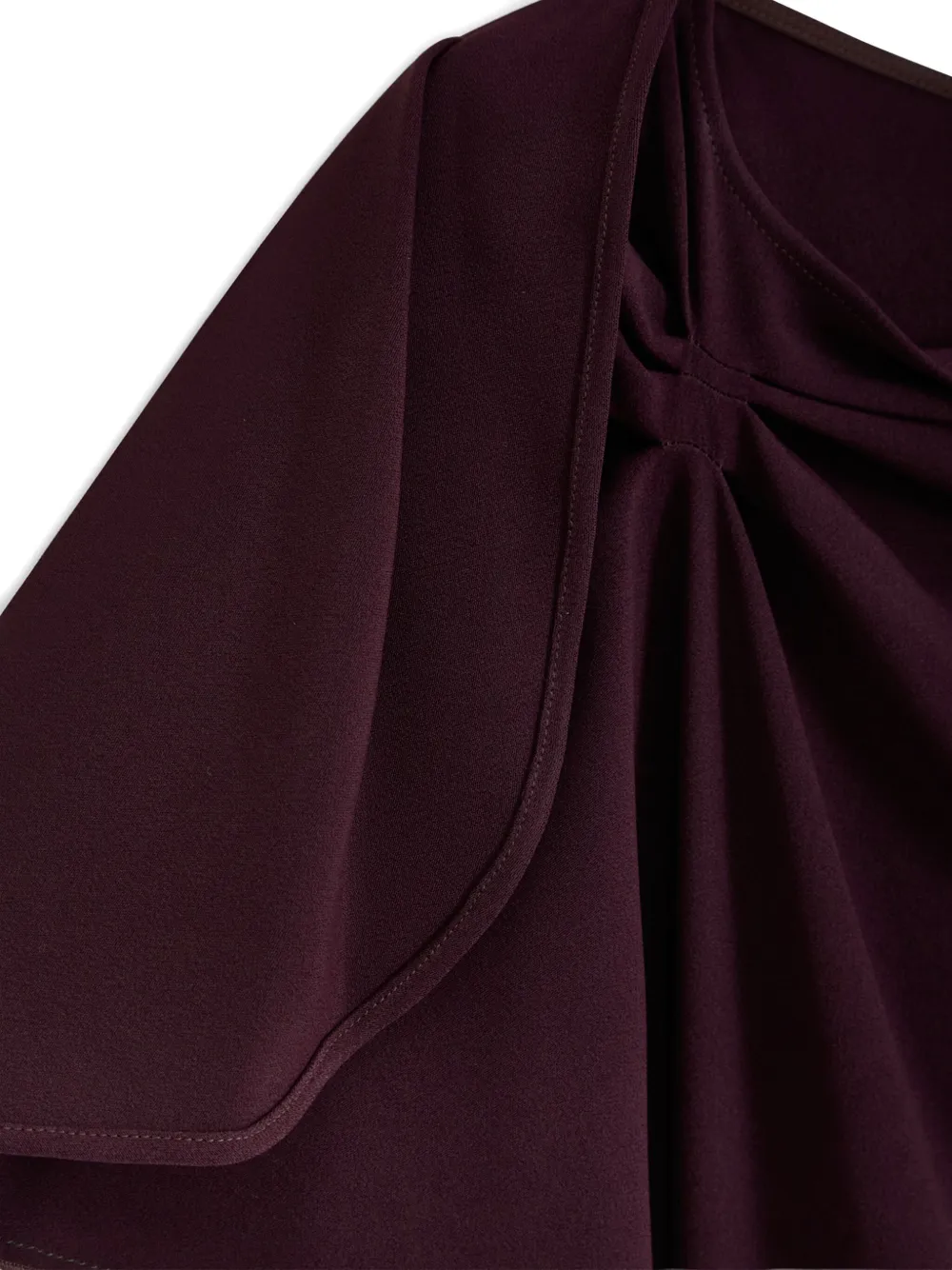 Victoria Beckham Maxi-jurk met kapmouwen Rood