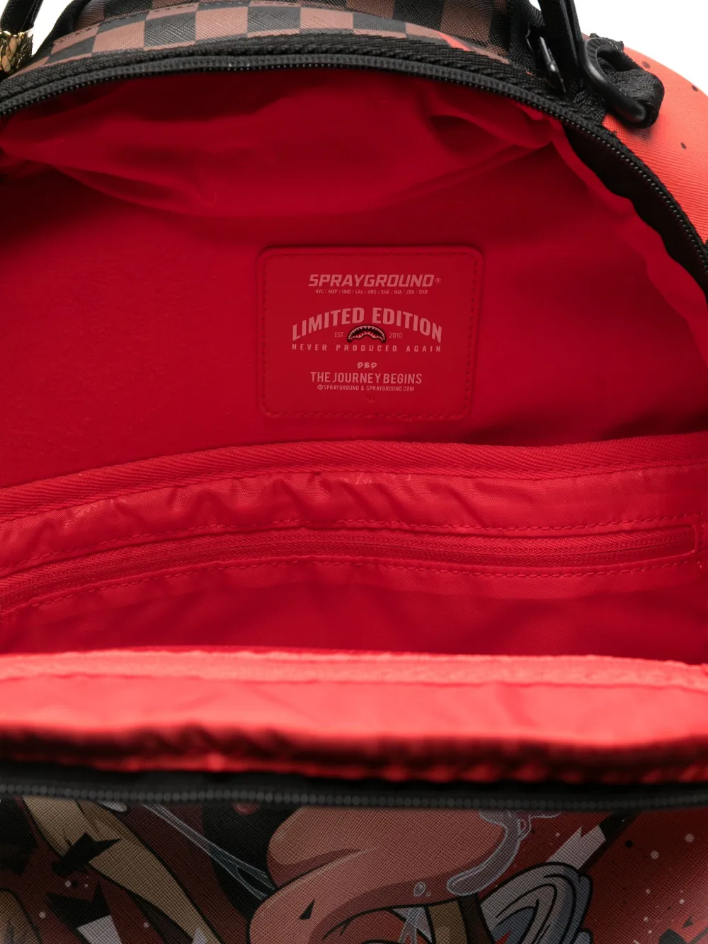 Sprayground Kid Taz-tornado Backpack In Brown