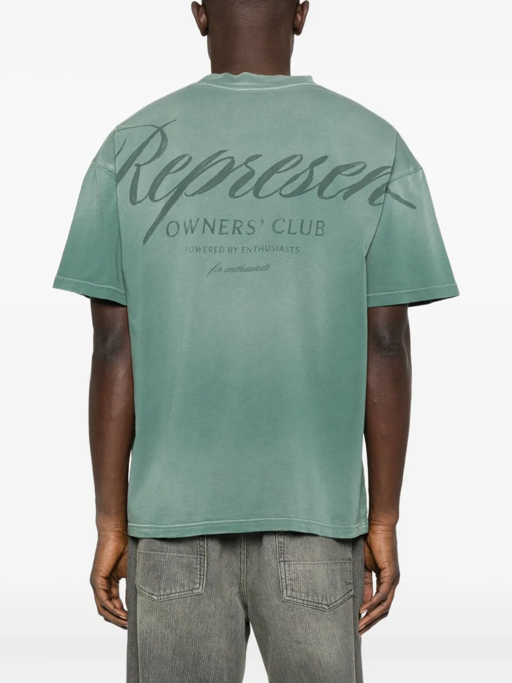 Represent Owners Club Script T-shirt In Blue