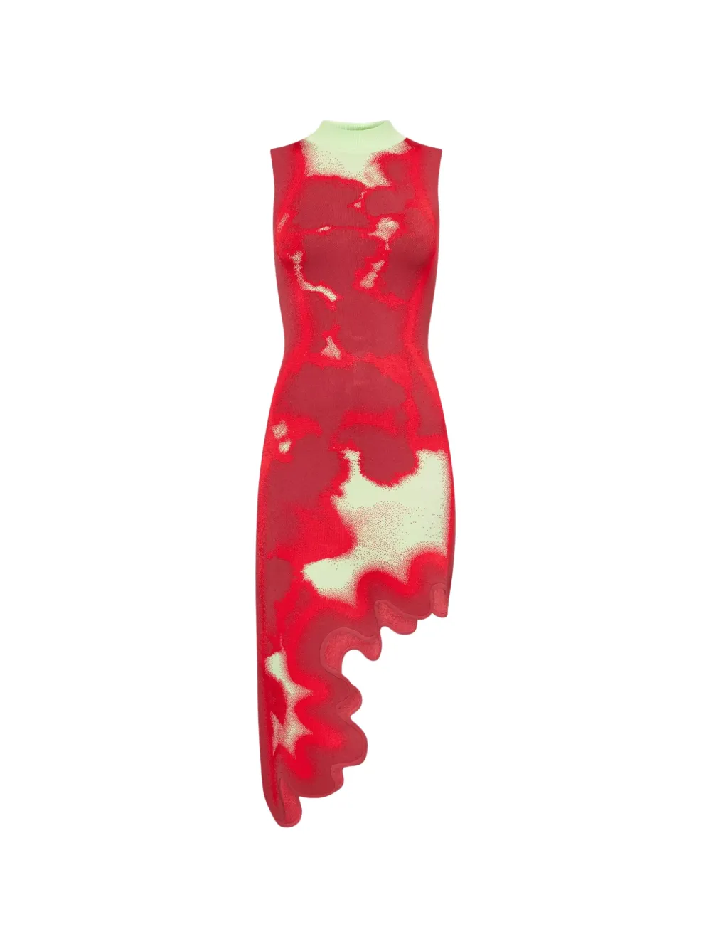 PH5 tie-dye midi dress - Rosso