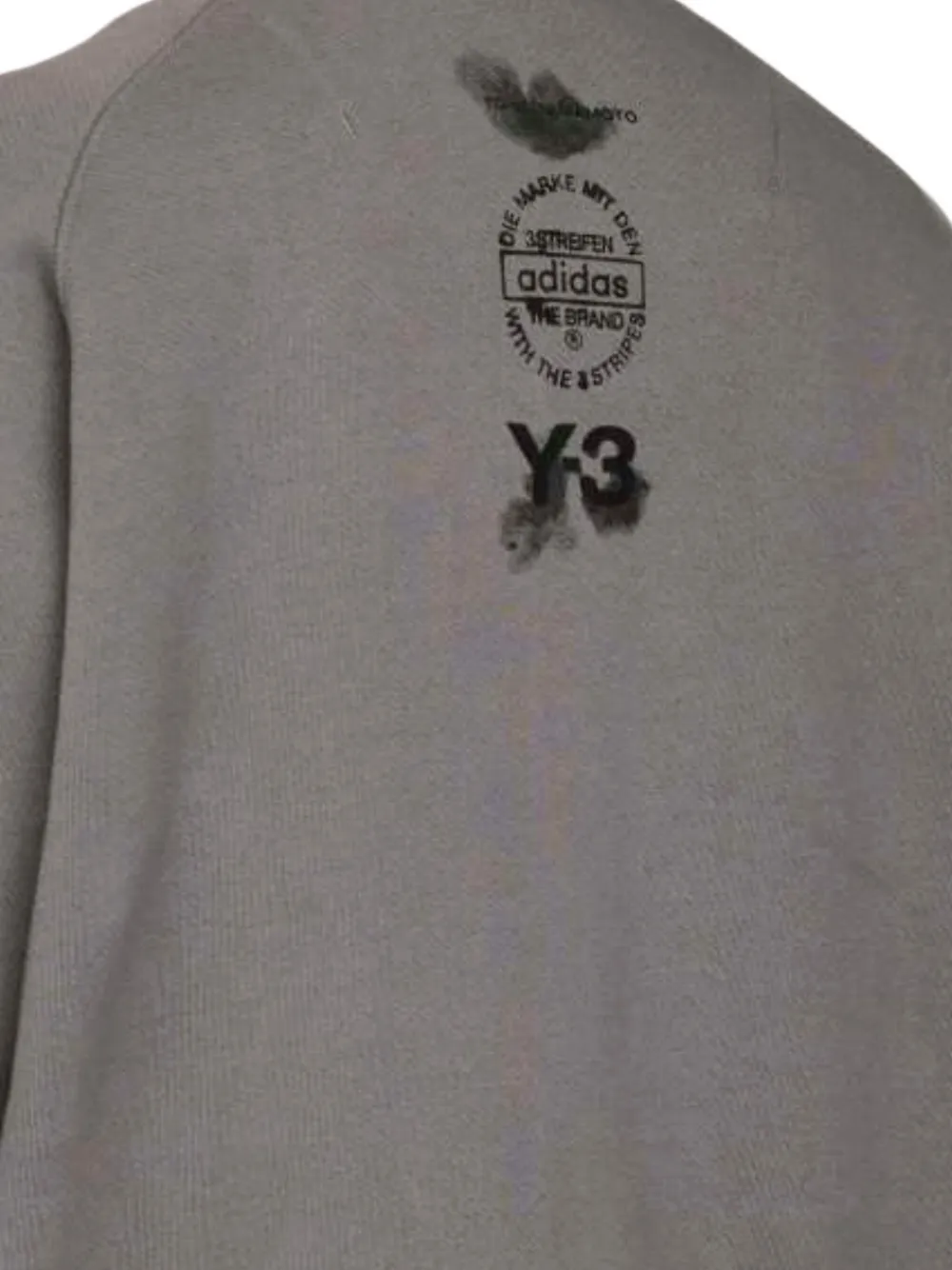 Y-3 Zip-up Bomber Jacket In Gray