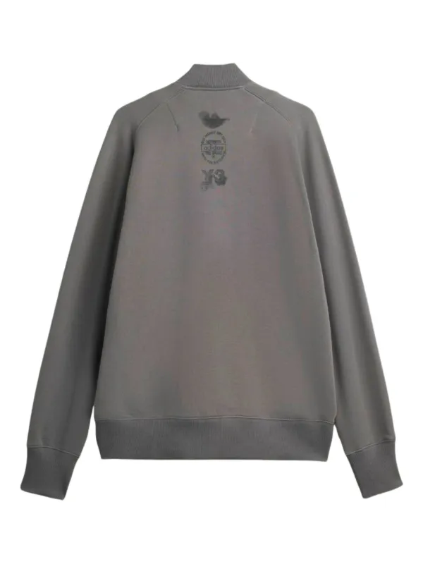 Y-3 ジップアップ ボンバージャケット | グレー | FARFETCH JP