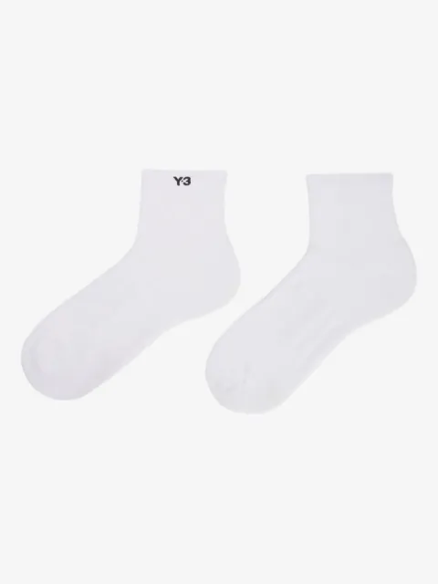 Y-3 logo-embroidered socks