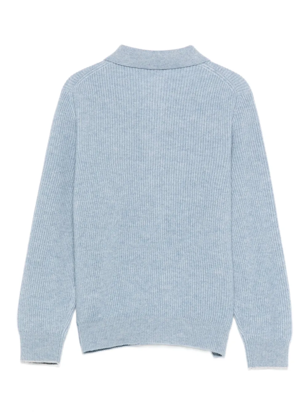 Brunello Cucinelli Kids ribbed zip-up top | Teen Polo Shirts | Image 2