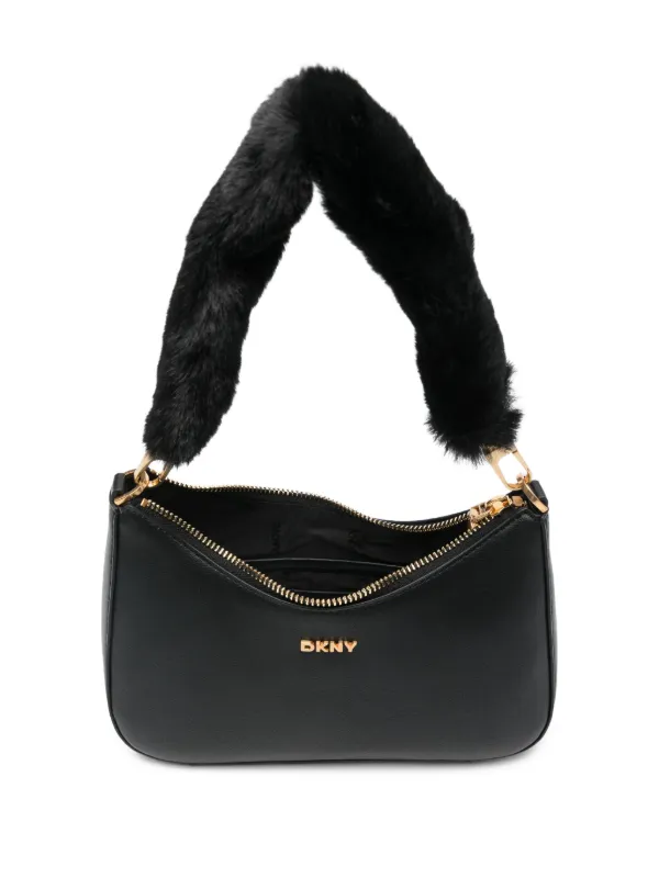 DKNY レザーボストンバッグ ブラック 大容量 ショルダーバッグ　Y2K DKNY Jenna Demi Cross Body Bag | Black | FARFETCH