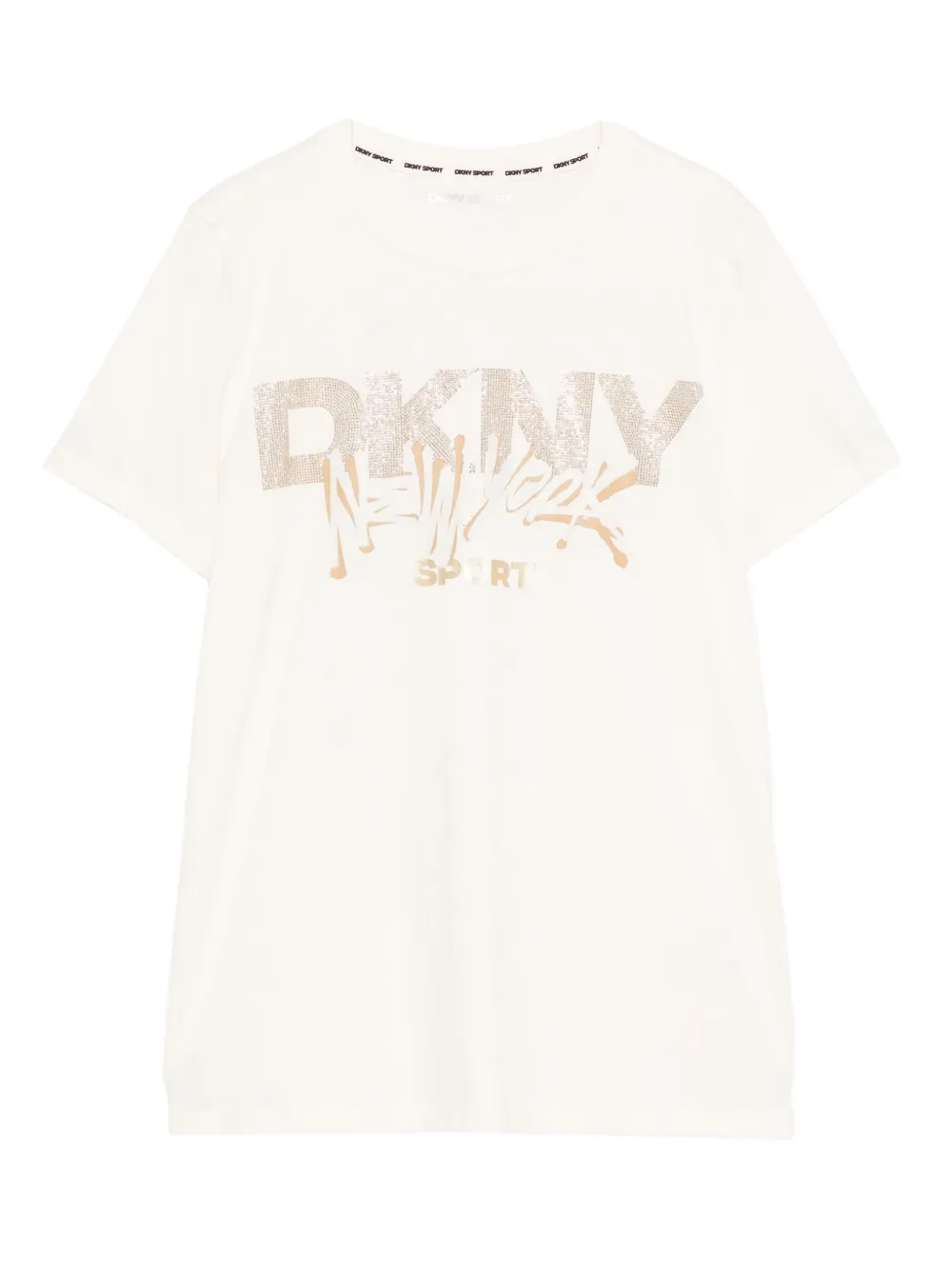 DKNY logo-print T-shirt | Neutrals | Image 1
